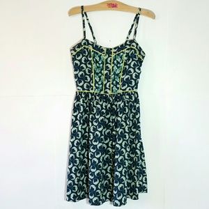 Lauren Conrad {Green Blue Floral Dress} Size 4
